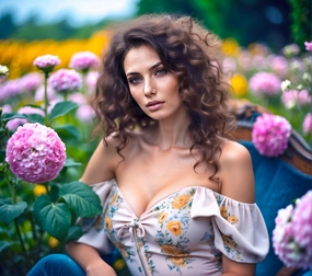 性感迷人成熟风美女人体写真摄影图片